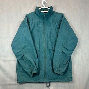VTG 90s Members Only Jacket Mens Green Windbreaker Jacket Medium pre owned